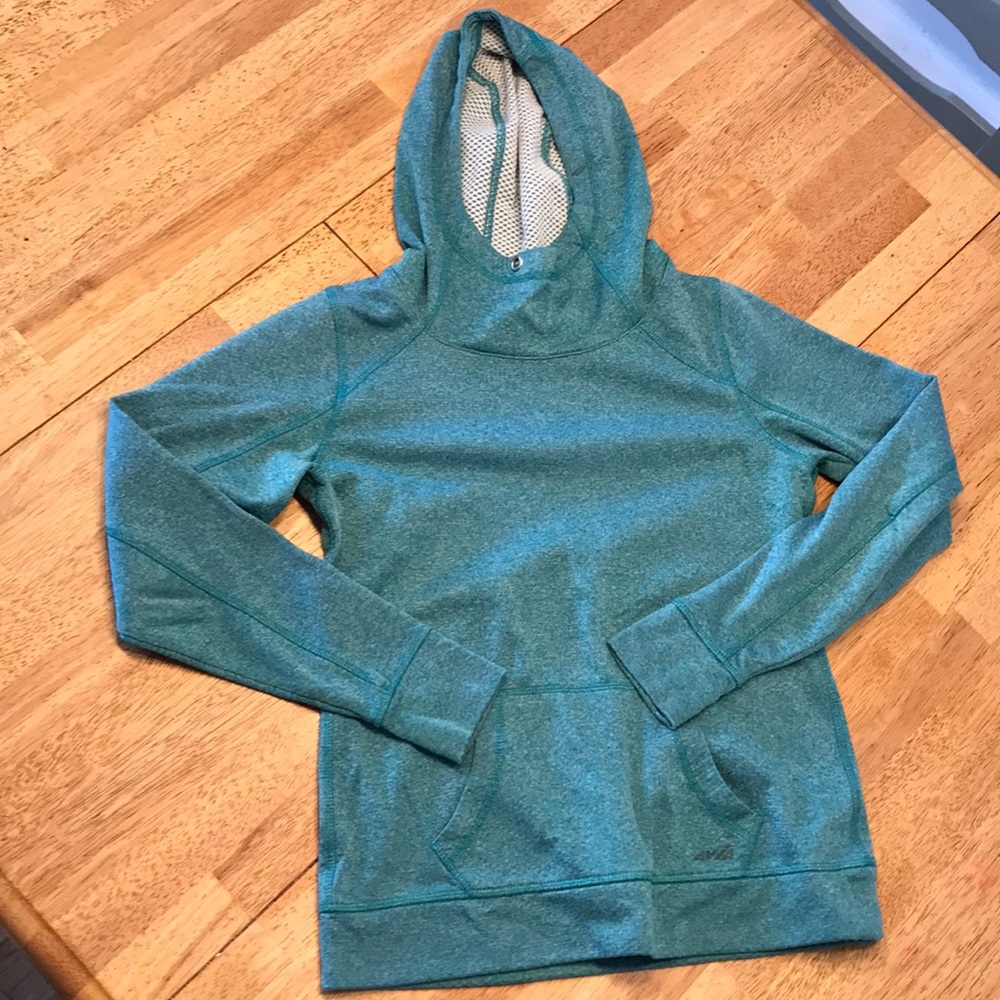Green hoodie